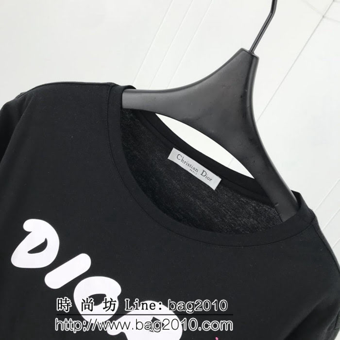 DIOR迪奧 19ss早春新款 官網秀款 小蜜蜂字母印花 男款短袖 ydi1785